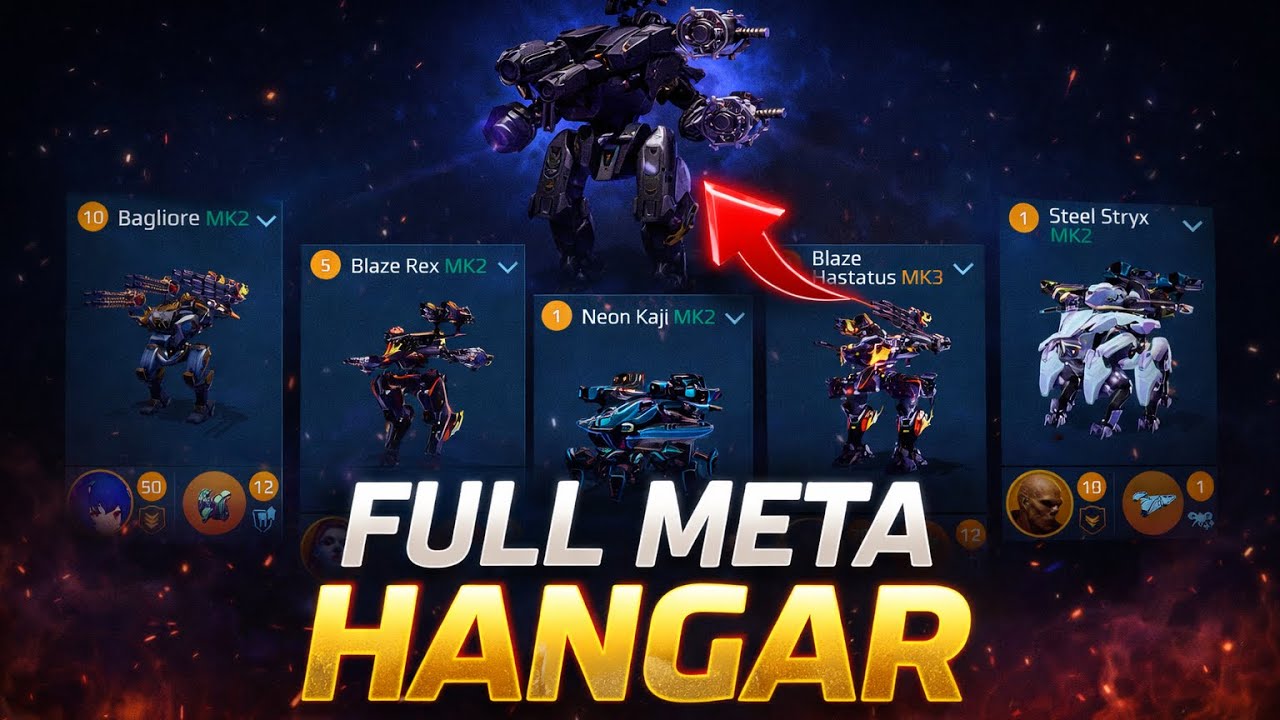 Is This FULL META??? Champion League Hangar | War Robots