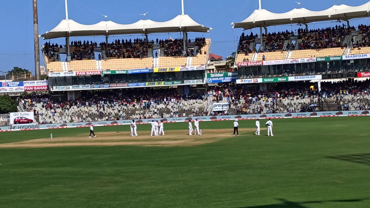 Ashwin 5 wicket moment in chepauk stadium
