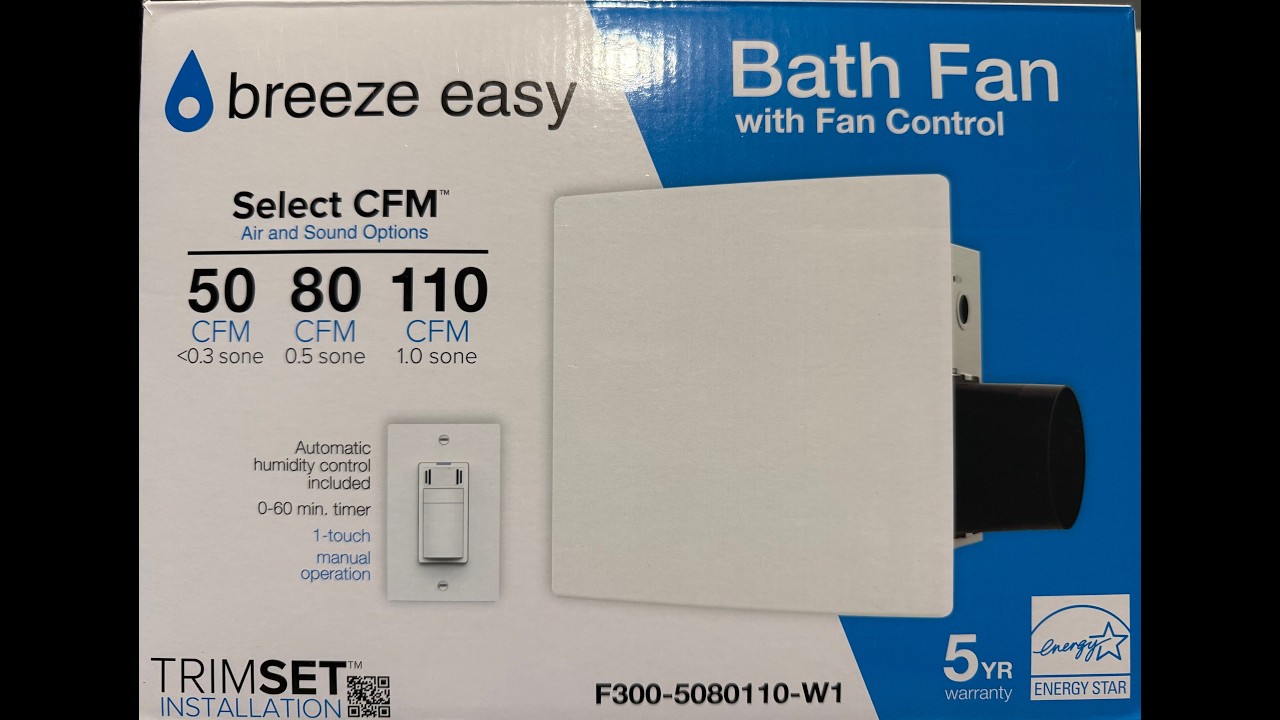 DIYwithClutchy Costco 'Breeze Easy' bathroom fan installation video