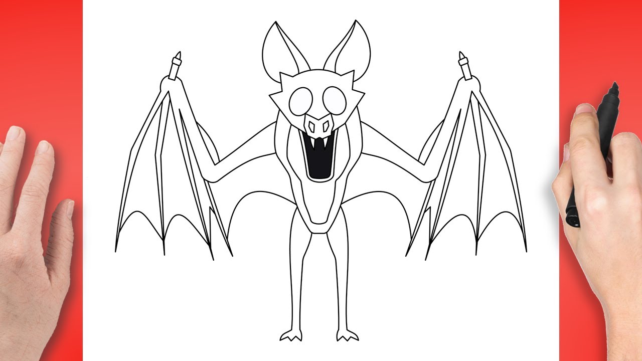 Como desenhar o morcego de 99 Noites na Floresta