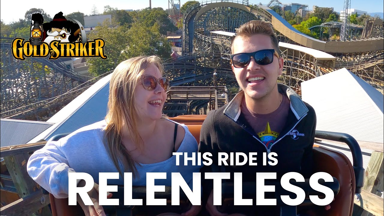 We Rode one of America's BEST Wooden Roller Coasters- Gold Striker at California's Great America!
