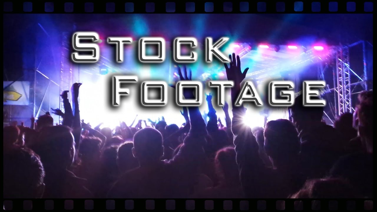 Free Stock Footage - People - band, light show, crowd, scene, stage, show