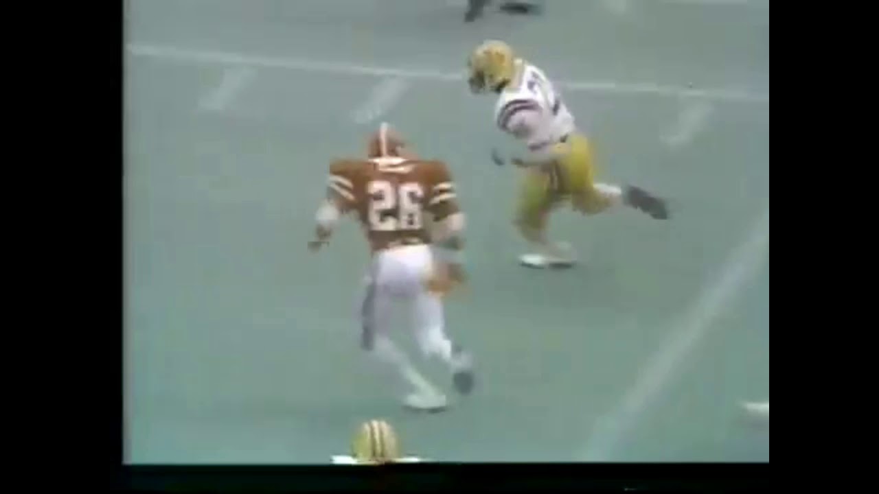 1982 LSU Tigers @ Florida Gators - LSU Hilliard screen TD