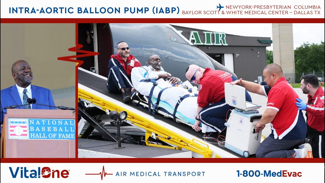 Baseball Legend's Second Chance: VitalOne's MedEvac Transport for Hall of Famer Lee Smith!