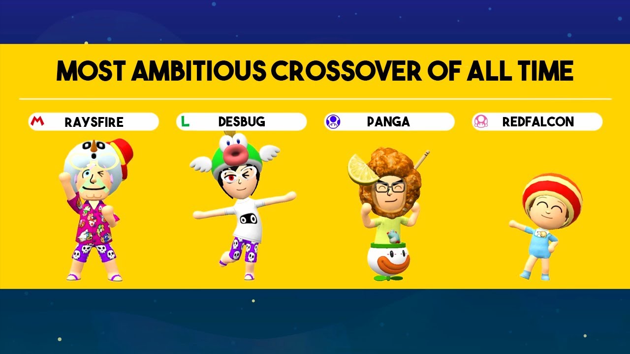THE MOST AMBITIOUS MARIO MAKER CROSSOVER OF ALL TIME (ft. Desbug, PangaeaPanga, RedFalcon)