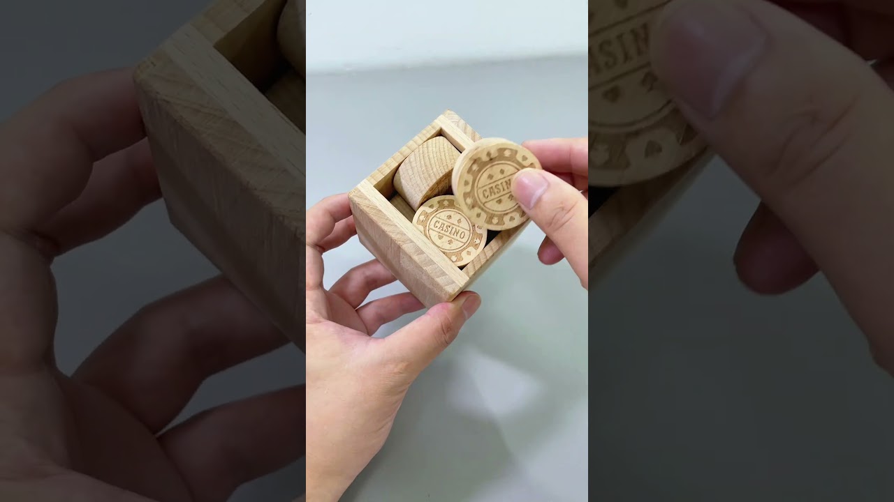How to put six chips into the box?#Puzzles #IQ #iqtest