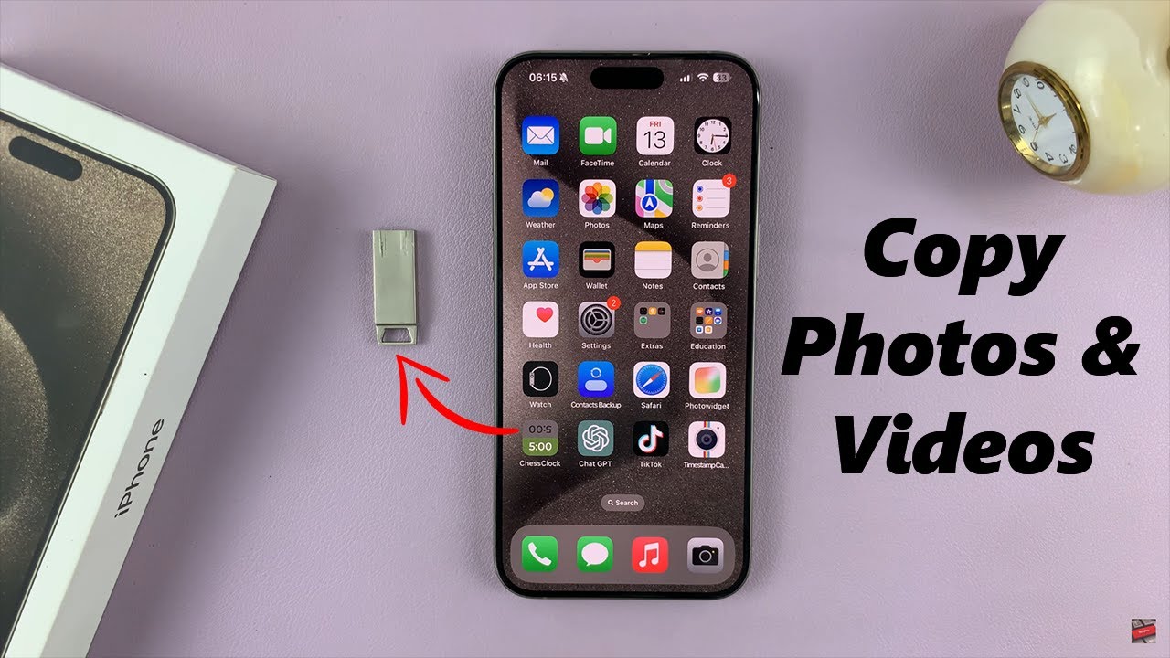 iPhone 15 /15 Pro: How To Copy /Transfer Photos & Videos To USB Flash Drive