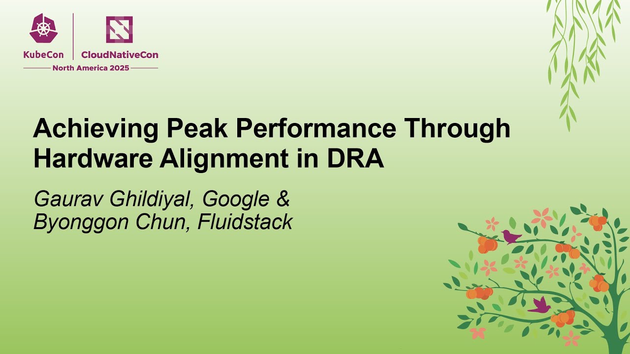 Achieving Peak Performance Through Hardware Alignment in DRA - Gaurav Ghildiyal & Byonggon Chun