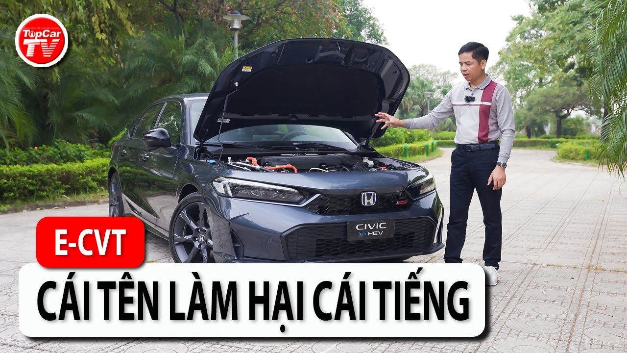 Đánh giá hộp số E-CVT trên Honda Civic e:HEV RS - Hiểu lầm tai hại vì cái tên | TIPCAR TV