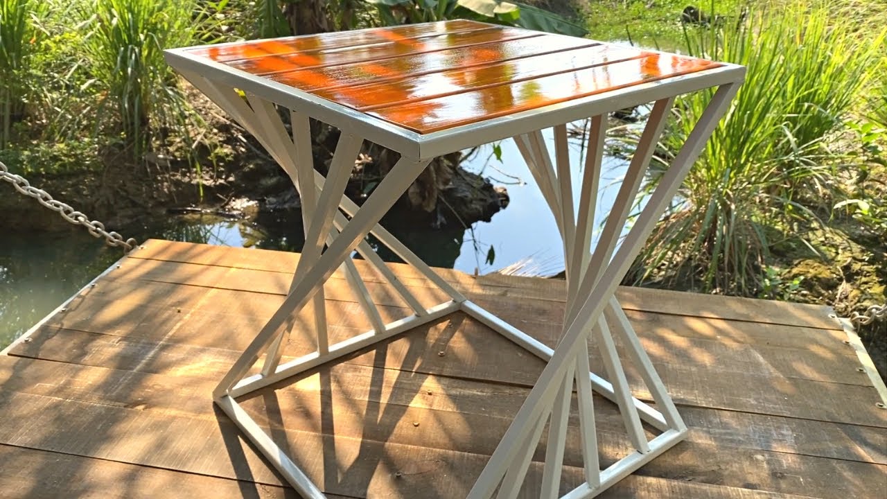 DIY - 3D Box Steel Twist Table Making Process // Great Craftsman's Creative Ideas !!