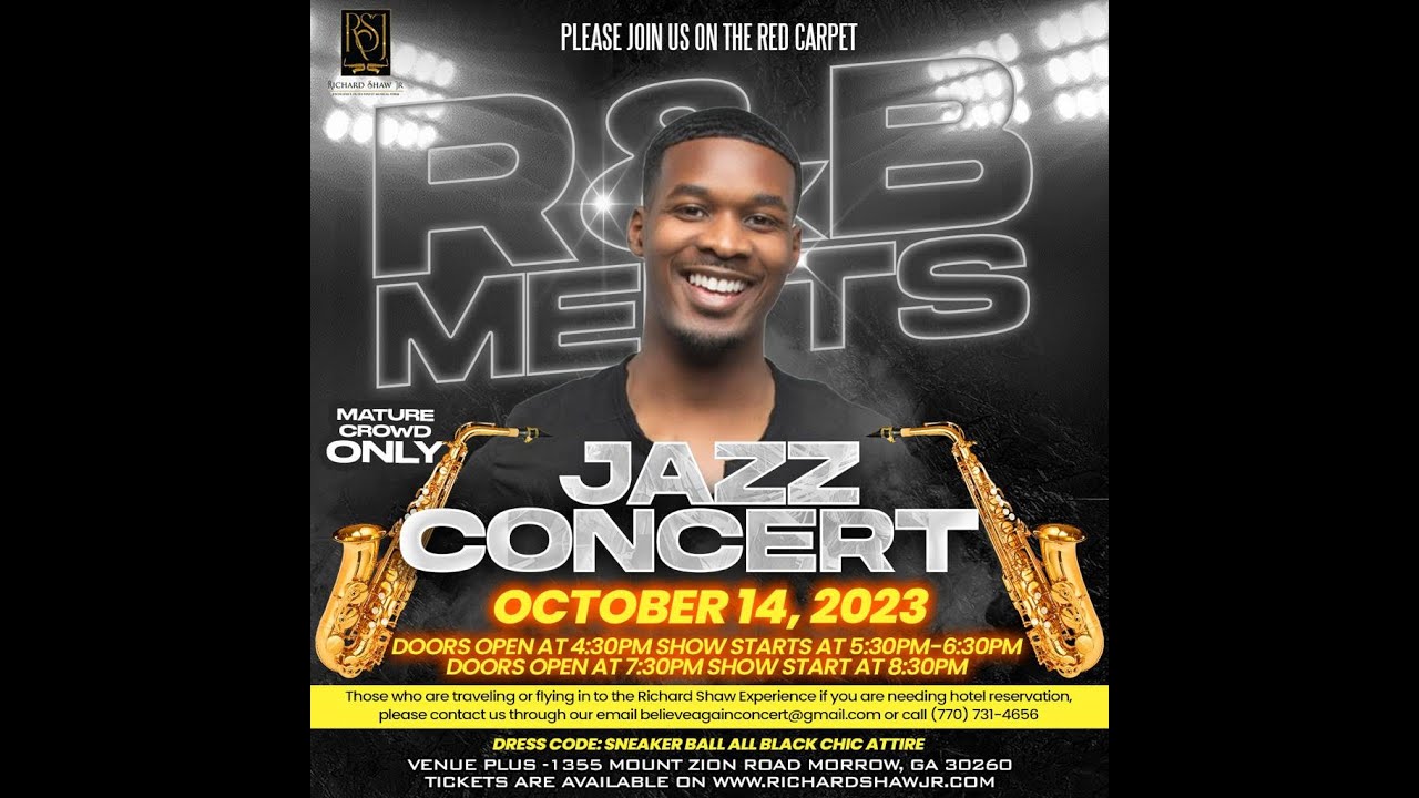 Richard Shaw Jr. Experience - R&B Meets Jazz Sneaker Ball Concert (TEASER)