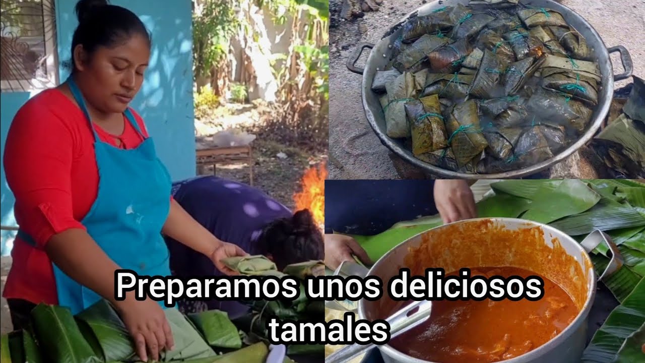 Así es como preparamos unos deliciosos y ricos tamales en familia