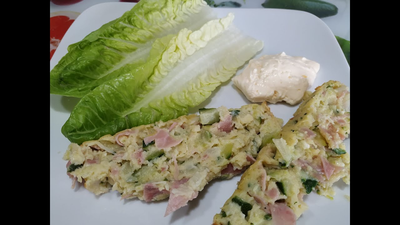 PASTEL DE CALABACIN CON JAMON YORK Y QUESO!!