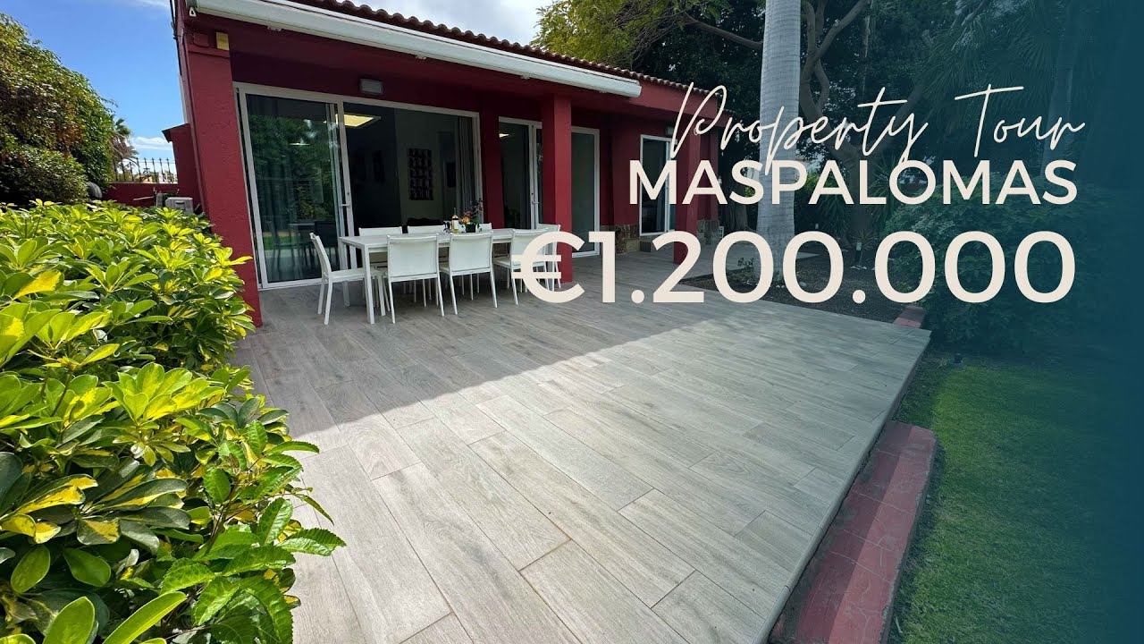 Large villa with big garden, parking and pool in Maspalomas | Gran Canaria | IHI Spain