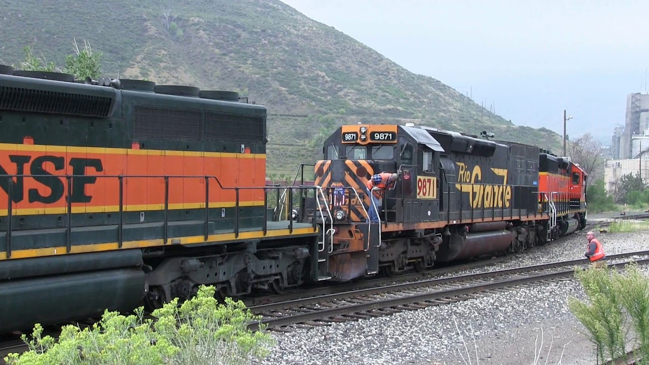 Rio Grande, SD40T-2, #9871 travels the final mile Golden, Colorado 2018