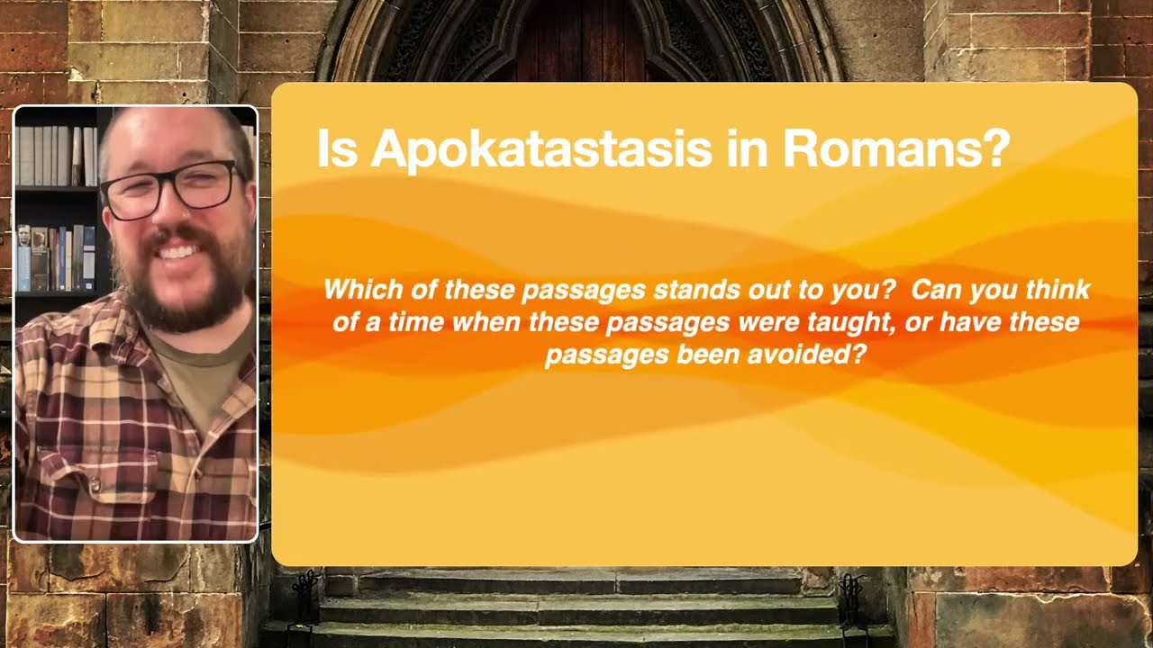 Is Apokatastasis (Αποκαταστασις) in Romans?