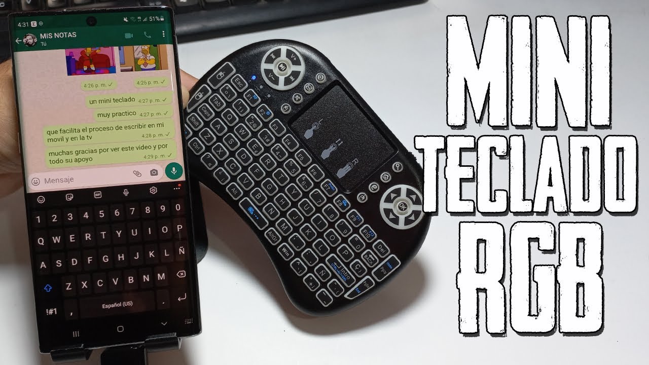 MINI TECLADO INHALAMBRICO PARA ANDROID Y SMART TV // MIS COMPRAS EN INTERNET (PARTE #11)