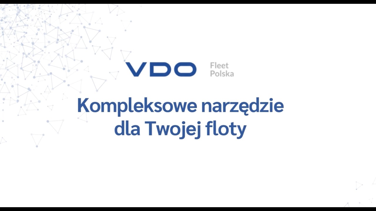 VDO Fleet - spacer po platformie | rozliczkierowce.pl