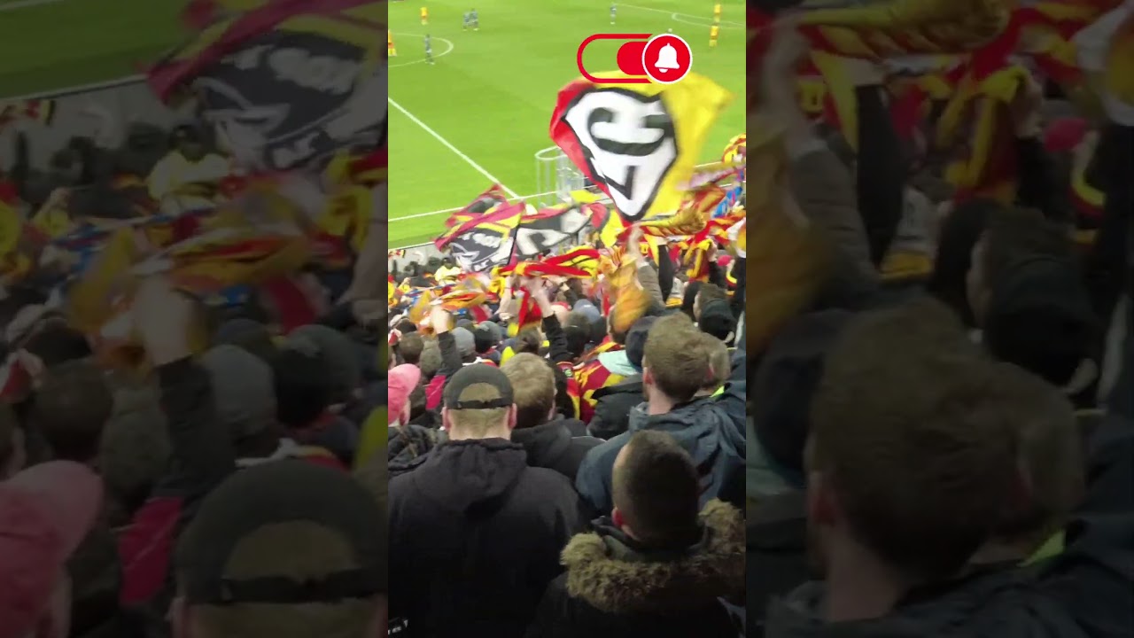 Chant : HISSEZ HAUT LES DRAPEAUX ! #rclens #teamlens #brest  #ambiance