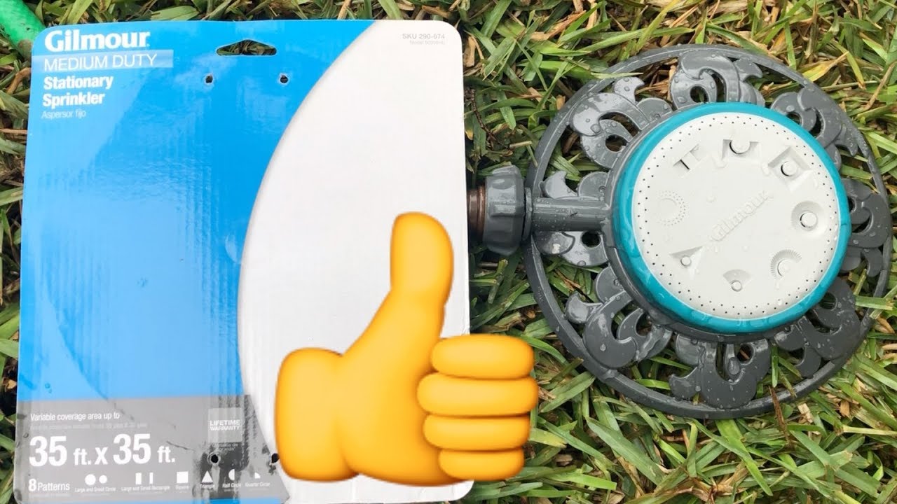 Gilmour Sationary Sprinkler Review #Gilmour #Sprinkler