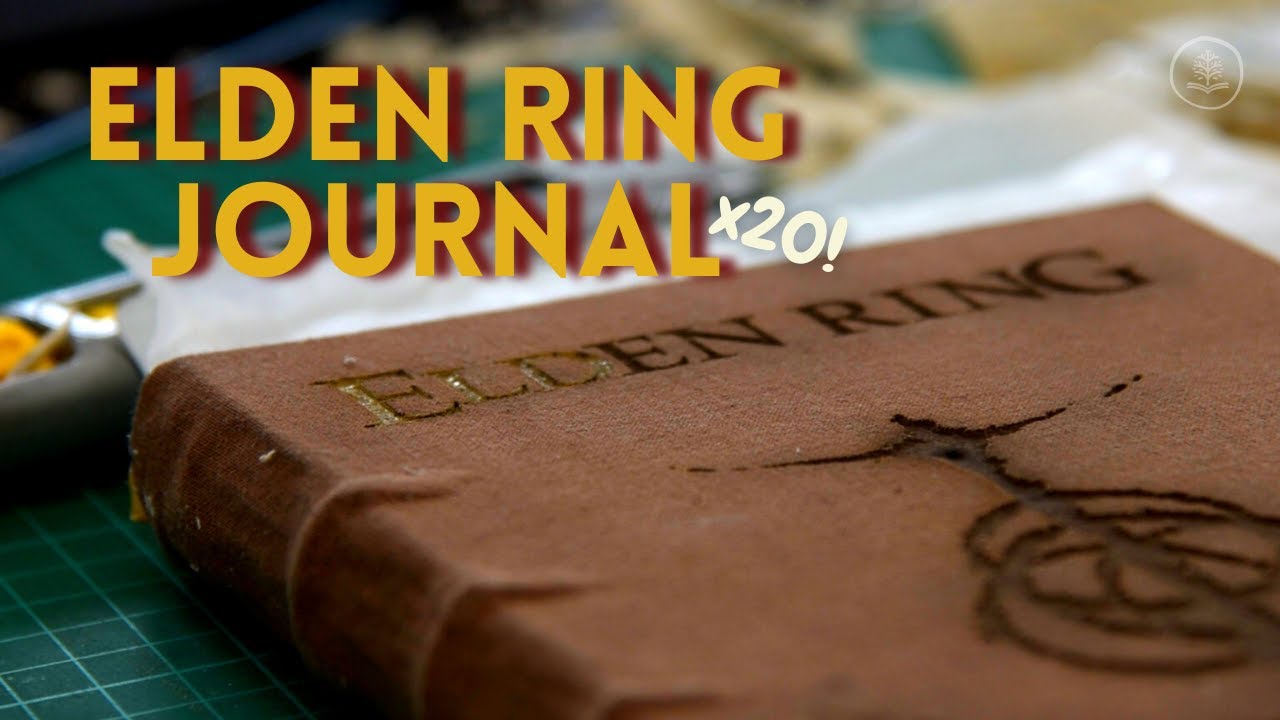 Making 20 journals for ELDEN RING