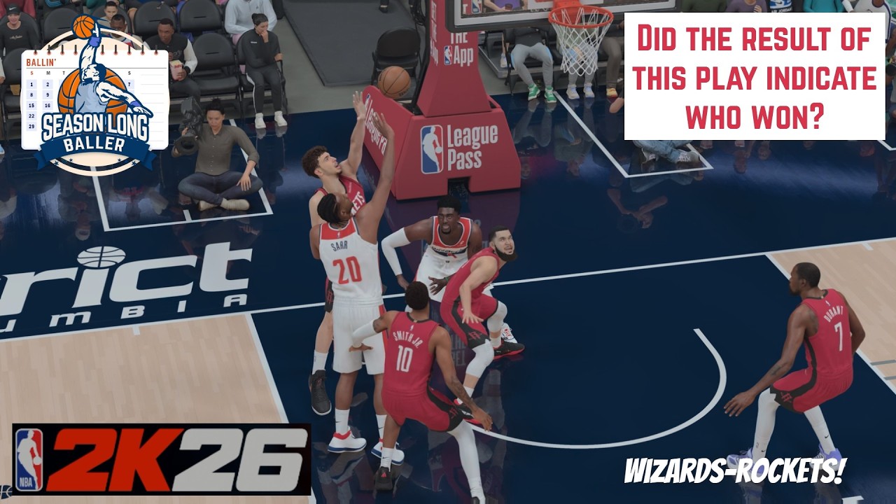 NBA 2K26: Facing Off Against KD and the Rockets in DC!  Will They Get Revenge? - S4, Game 60