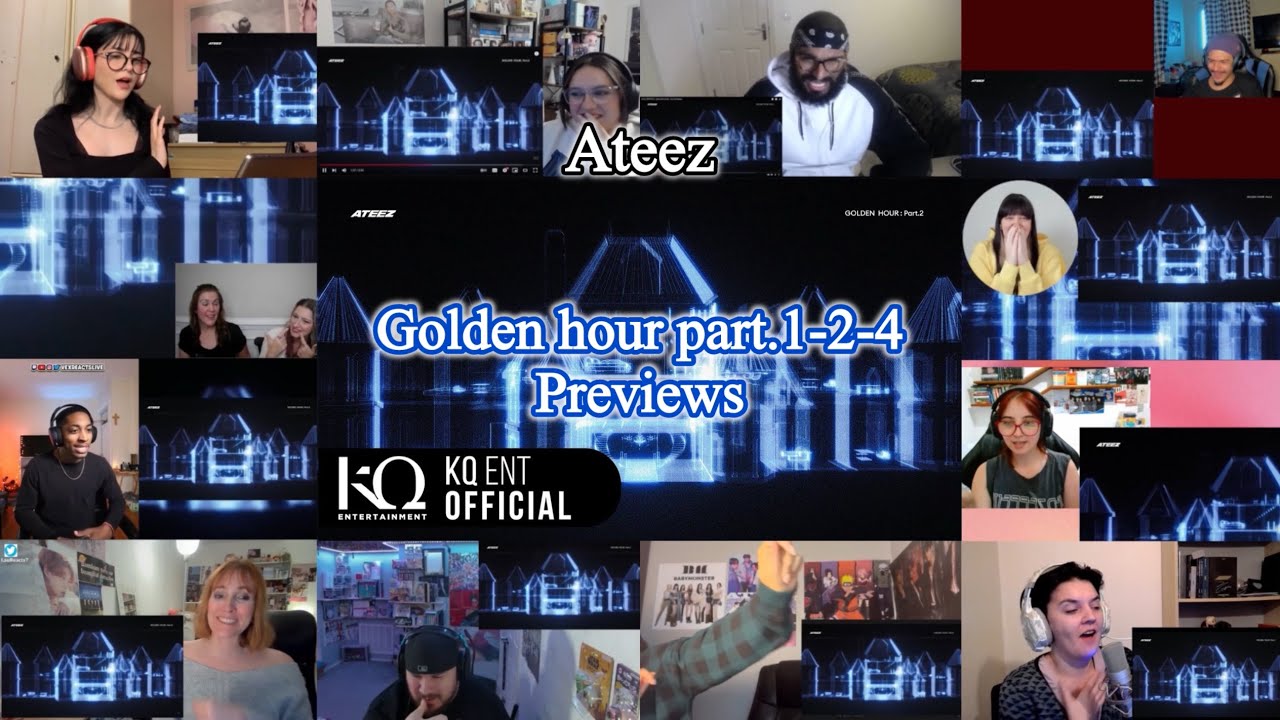 ATEEZ [GOLDEN HOUR: Part.1-2-4] Previews REACTION MASHUP 