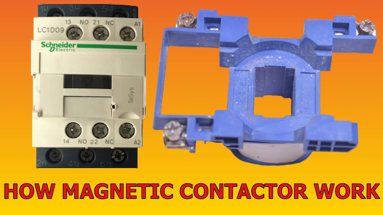 how does a magnetic contactor work