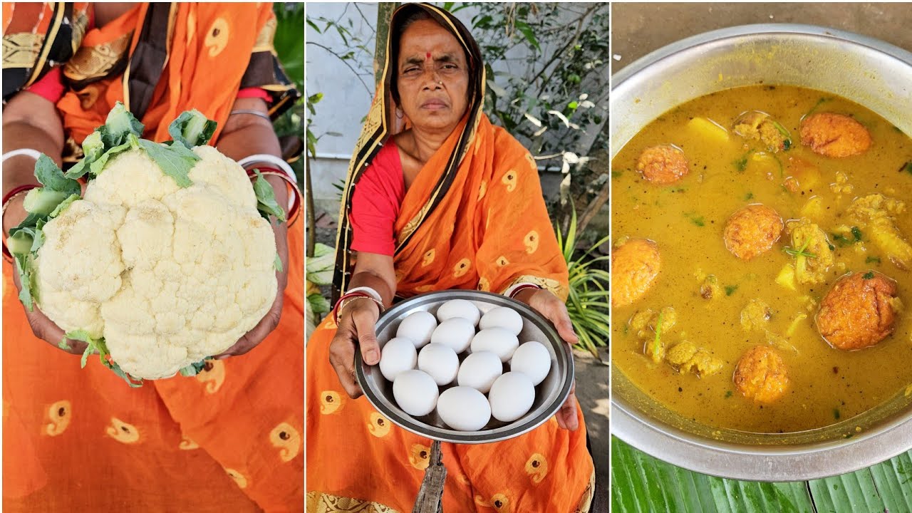 Egg Cauliflower Curry | Simple & Tasty Home Style Recipe 