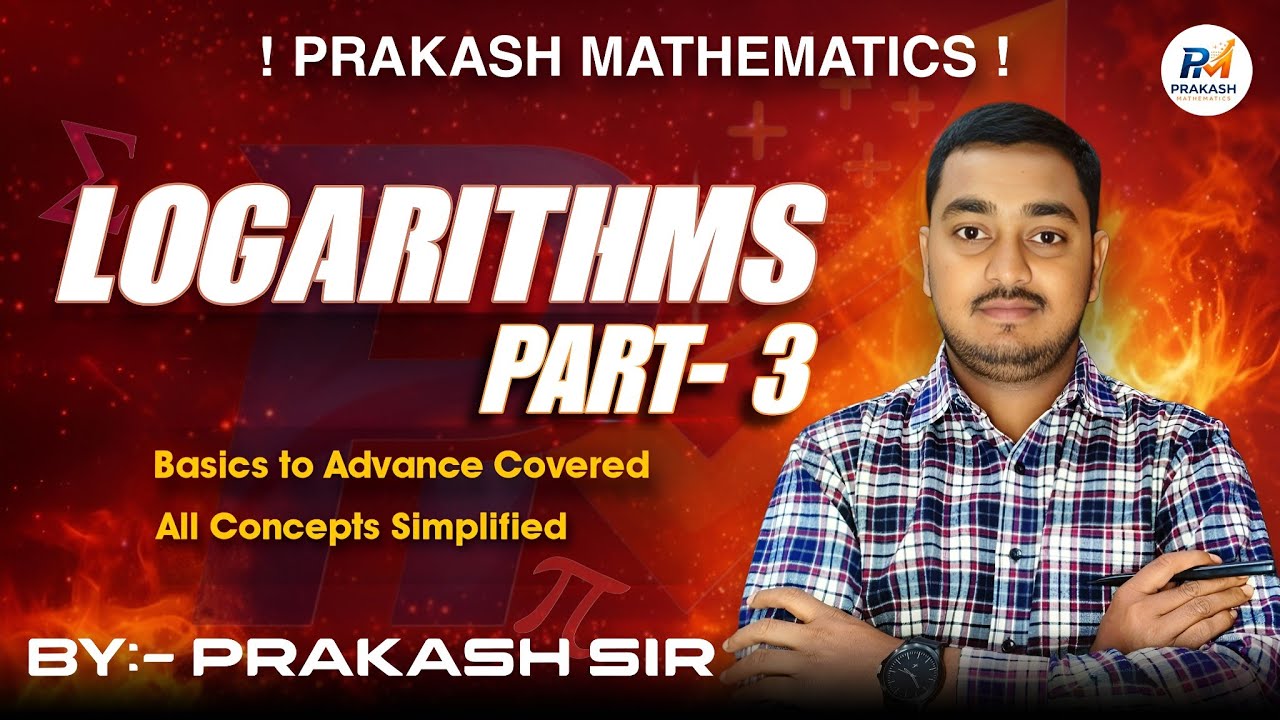Logarithm || lecture-03 || NDA pyq ||Prakash Mathematics patna 