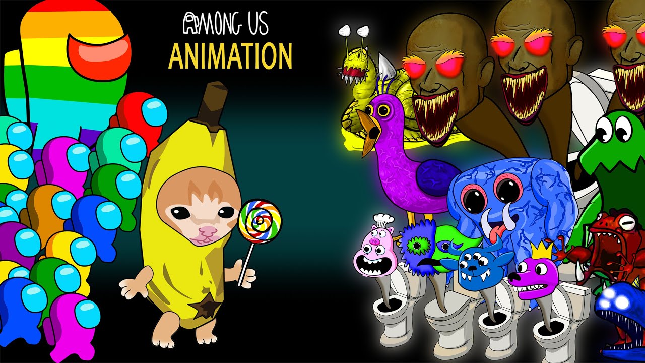 어몽어스 VS Banana Cat | Funny Among Us Animation