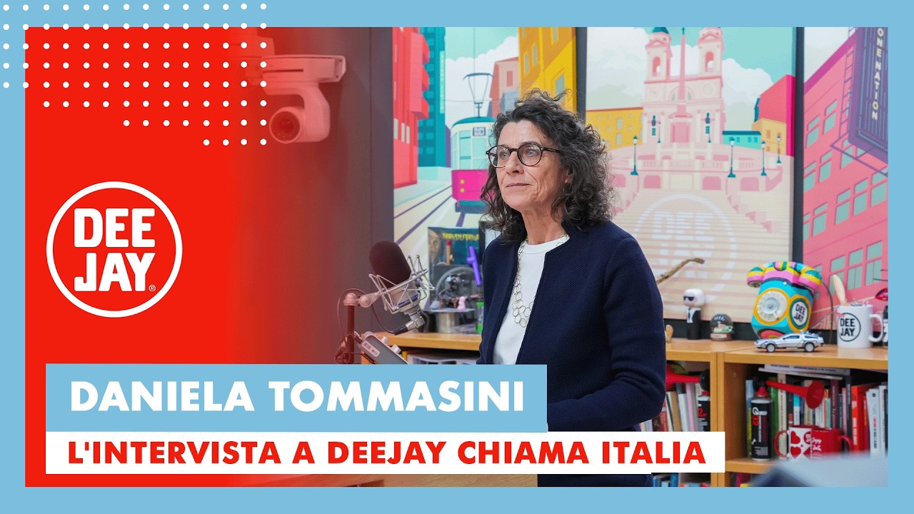 Daniela Tommasini a Deejay Chiama Italia con il libro 