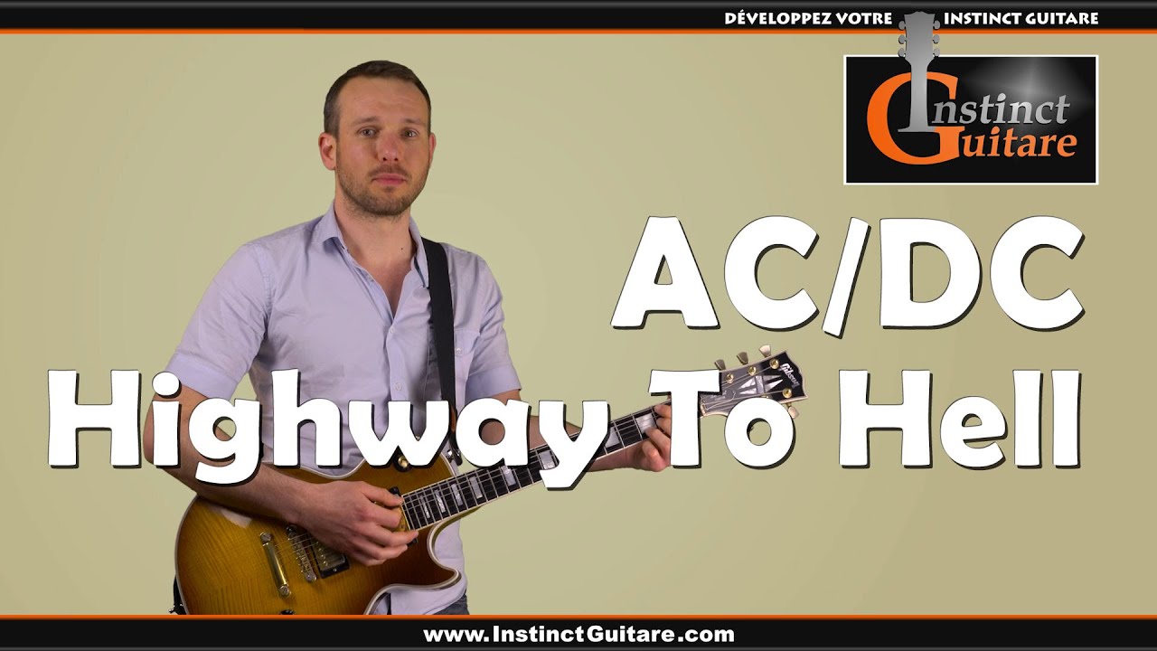 AC/DC - Highway To Hell à la guitare - Riff et rythmiques
