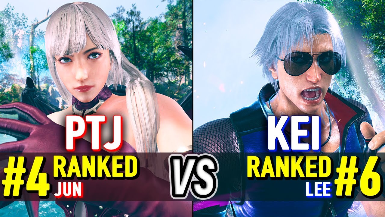 T8 🔥 PTJ (#4 Ranked Jun) vs KEI (#6 Ranked Lee) 🔥 Tekken 8 High Level Gameplay