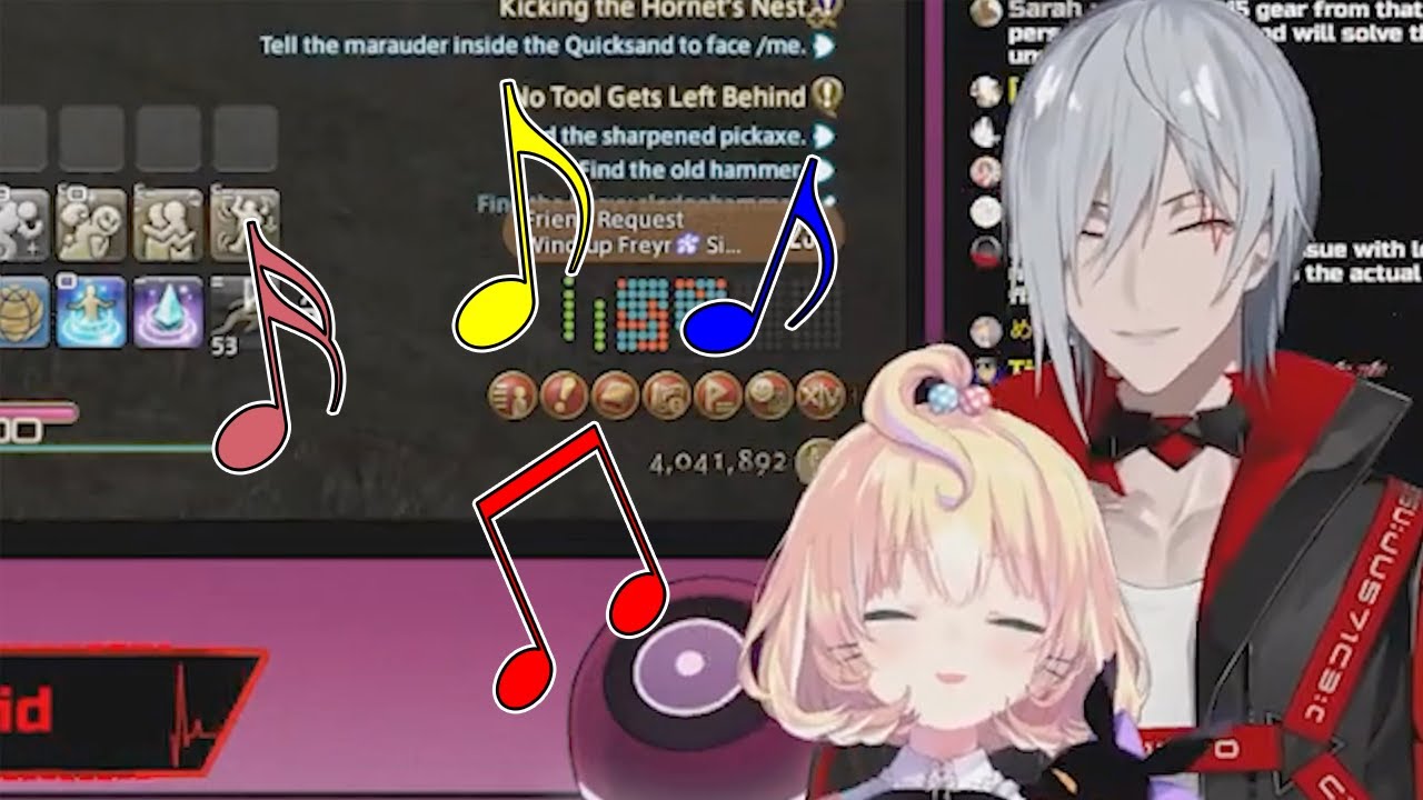 Millie and Fulgur Random Singing in FFXIV