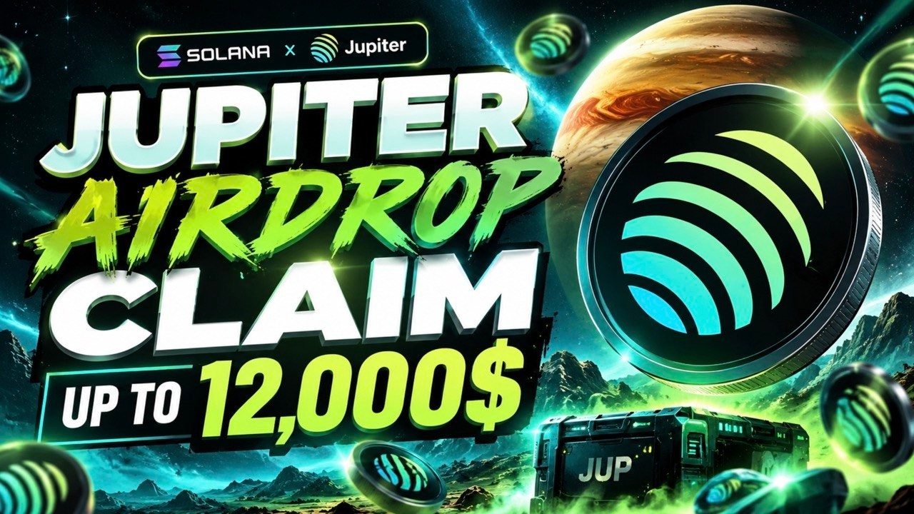 Jupiter Airdrop 2026 &mdash; Check Eligibility & Claim Up to $12,000 JUP | Guide Crypto Airdrop