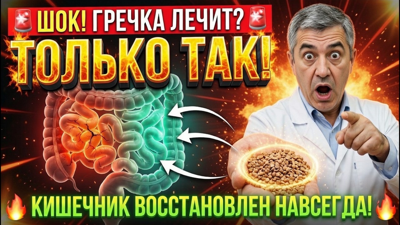 ГРЕЧКА СПАСЕТ ОТ ВСЕХ БОЛЕЗНЕЙ! Но только если заваривать её именно таким способом...