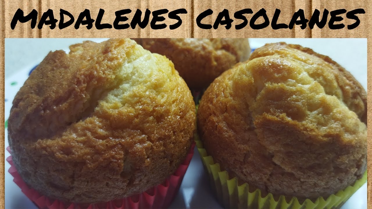MADALENES casolanes - RECEPTA fàcil - DOLÇOS en català
