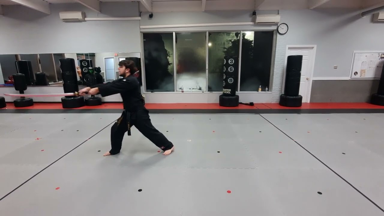 Black Belt Sword Form Walk-through