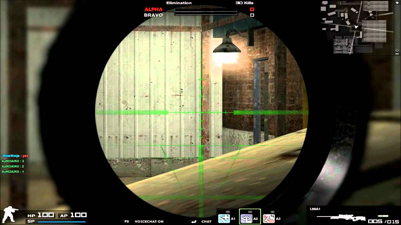 Combat Arms: Quickscoping Tutorial Feat. AzN3AlK0/TouhouSniper98 | Part 2: Hardscoping
