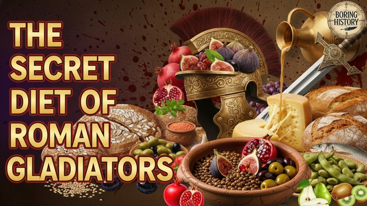 The Secret Diet of Roman Gladiators : Boring History for Sleep