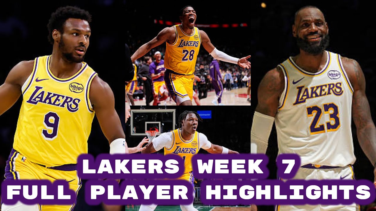 Lakers FULL Player Highlights: Week 7 | 2025-26 Regular Season