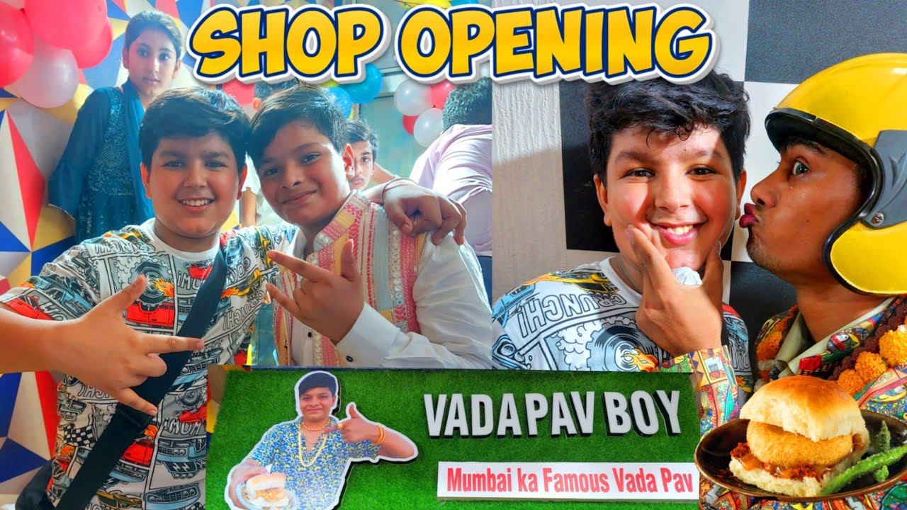 Vada Pav Boy New Shop Opening 😍|| Viral Vada Pav Boy