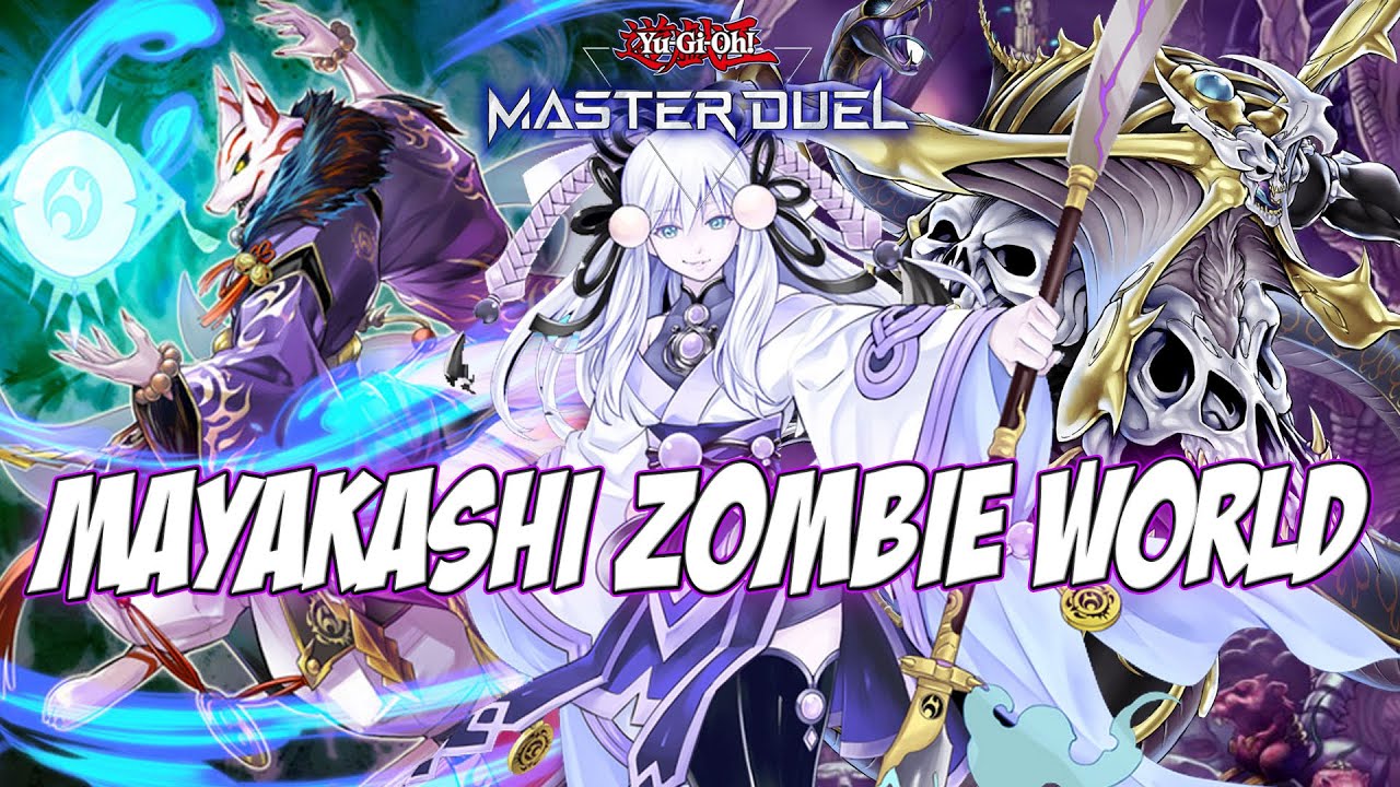 Master Duel - Mayakashi Zombie World return of Yuki Onna - Full power negate and special summon lock
