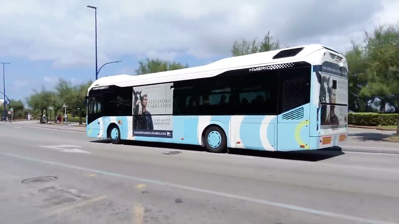 Autobuses en Santander.