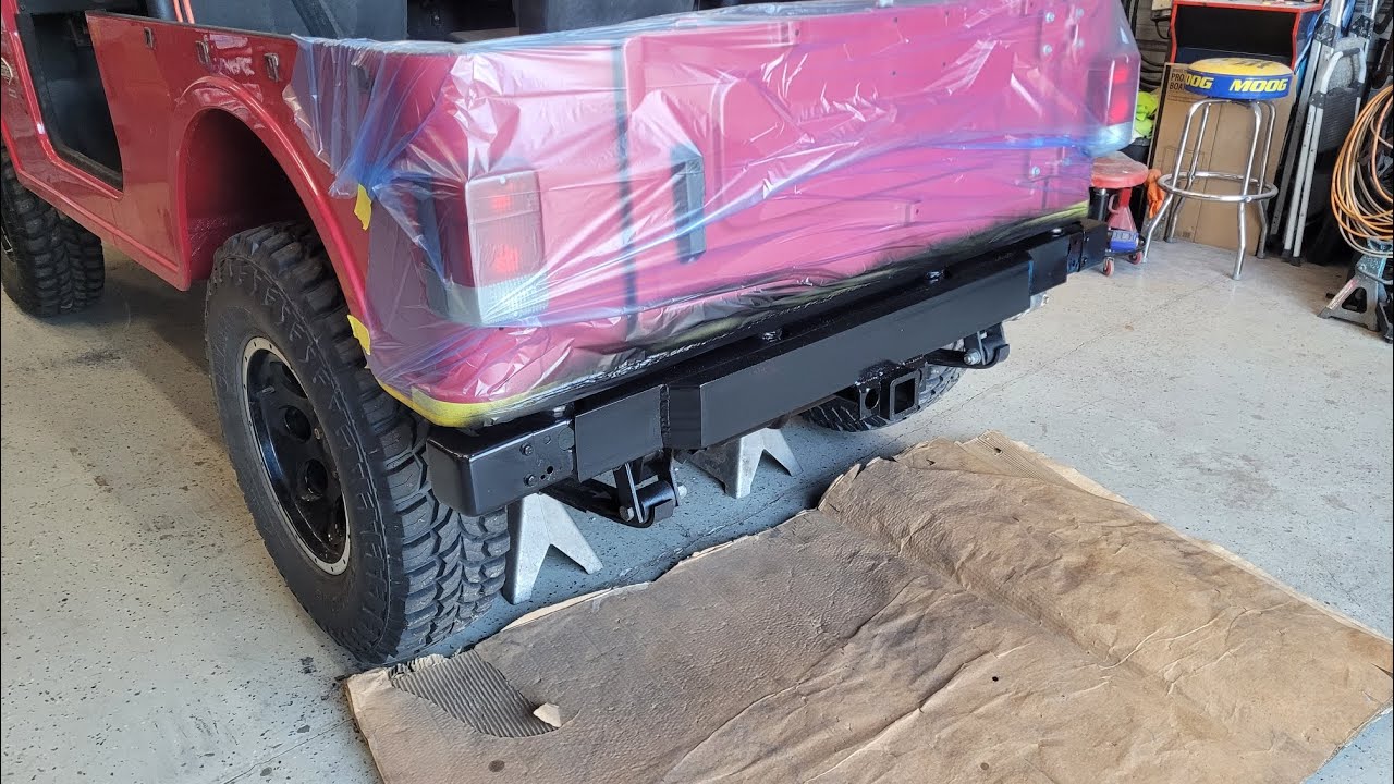Mahindra roxor gets custom rear bumper