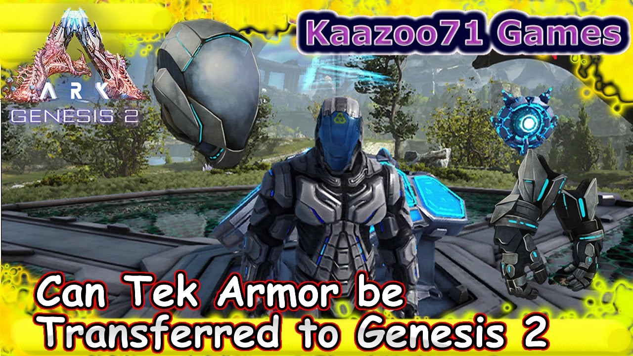 Can Tek Armor be transferred to Genesis 2 💥Without the Engram?