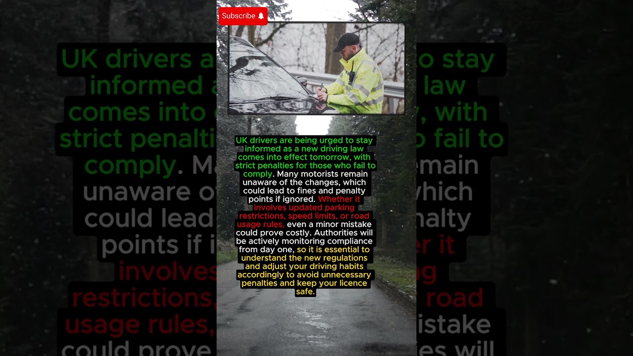 UK Drivers ALERT New Law Starts Tomorrow &ndash; Avoid Fines & Points!