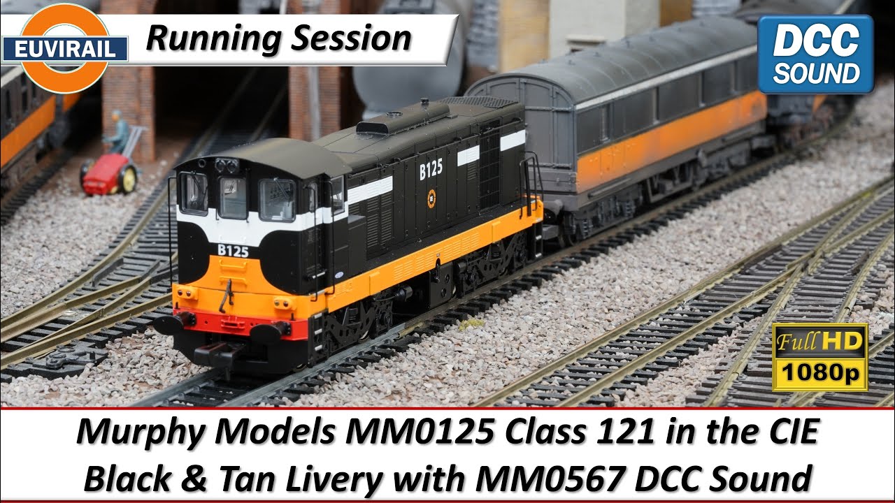 Murphy Models MM0125 Class 121 in the CIE Black & Tan Livery with MM0567 DCC Sound