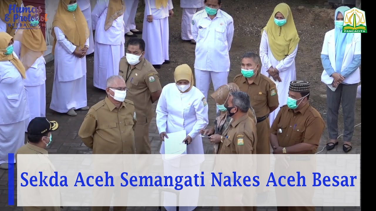 Sekda Aceh Semangati Nakes Aceh Besar